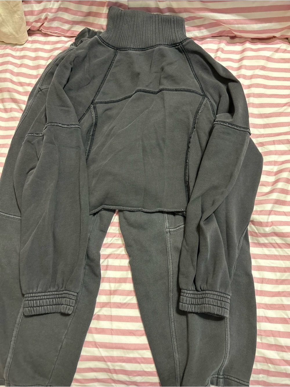aerie washed black set